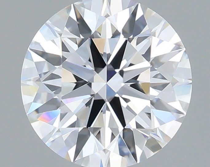 1.58 Carat Round Shaped, Ideal Cut, D Color, VVS2 Clarity, IGI Certified Lab Grown Diamond