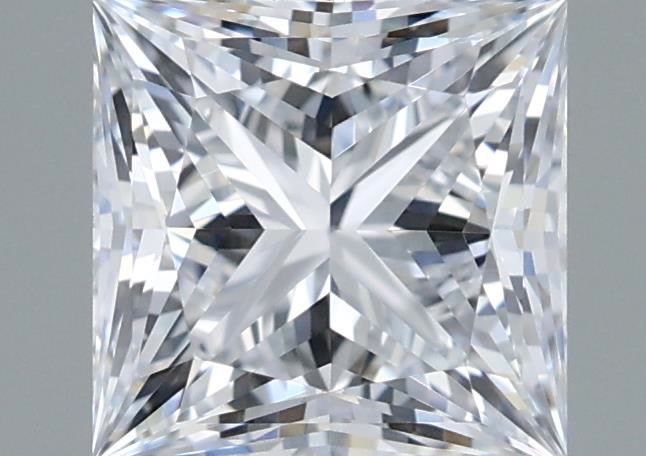 1.21 Carat Princess Shaped, Ideal Cut, D Color, VVS1 Clarity, IGI Certified Lab Grown Diamond