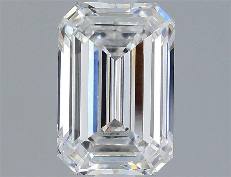 1.46 Carat Emerald Shaped, Ideal Cut, E Color, VVS1 Clarity, IGI Certified Lab Grown Diamond