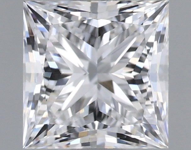 1.04 Carat Princess Shaped, Very Good Cut, D Color, VVS2 Clarity, IGI Certified Lab Grown Diamond