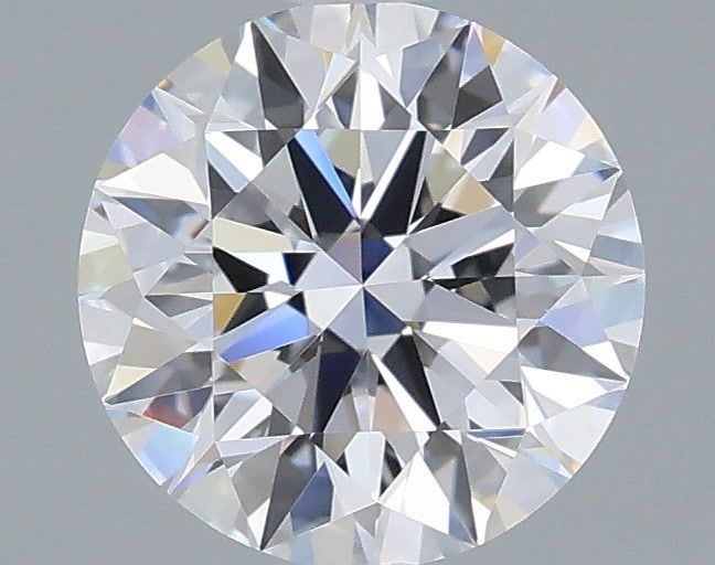 1.55 Carat Round Shaped, Ideal Cut, D Color, VVS2 Clarity, IGI Certified Lab Grown Diamond