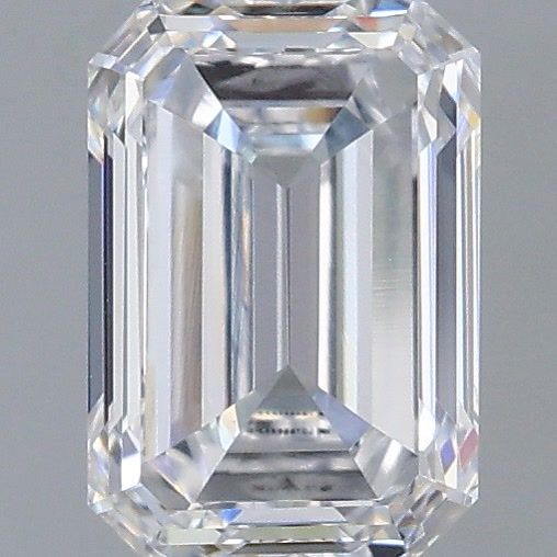 1.57 Carat Emerald Shaped, Very Good Cut, D Color, VS1 Clarity, IGI Certified Lab Grown Diamond