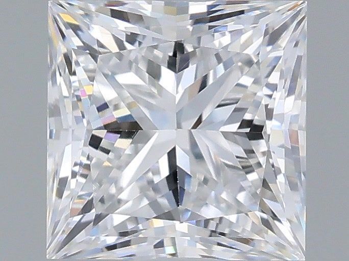 1.07 Carat Princess Shaped, Very Good Cut, D Color, VVS2 Clarity, IGI Certified Lab Grown Diamond