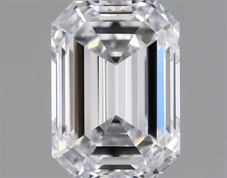 1.09 Carat Emerald Shaped, Ideal Cut, D Color, VVS2 Clarity, IGI Certified Lab Grown Diamond