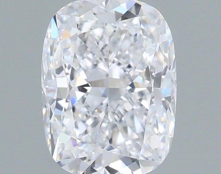 1.02 Carat Cushion Shaped, Ideal Cut, D Color, VVS2 Clarity, IGI Certified Lab Grown Diamond
