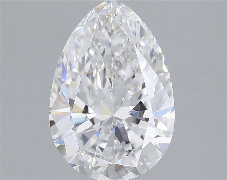 1.50 Carat Pear Shaped, Very Good Cut, D Color, VVS2 Clarity, IGI Certified Lab Grown Diamond
