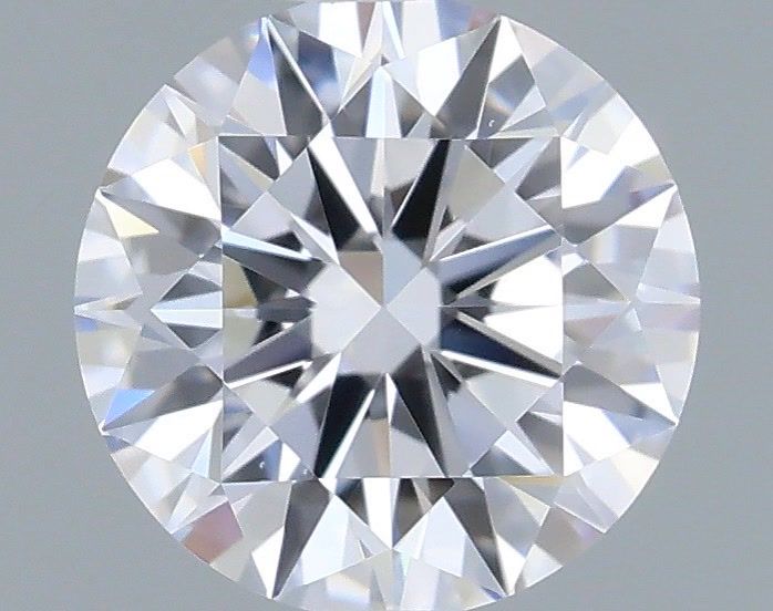 0.53 Carat Round Shaped, Ideal Cut, D Color, VS1 Clarity, IGI Certified Lab Grown Diamond