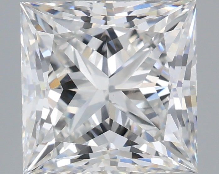2.96 Carat Princess Shaped, Very Good Cut, F Color, VVS2 Clarity, IGI Certified Lab Grown Diamond