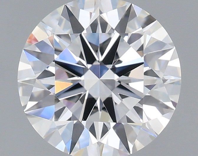 1.24 Carat Round Shaped, Ideal Cut, D Color, VVS2 Clarity, IGI Certified Lab Grown Diamond