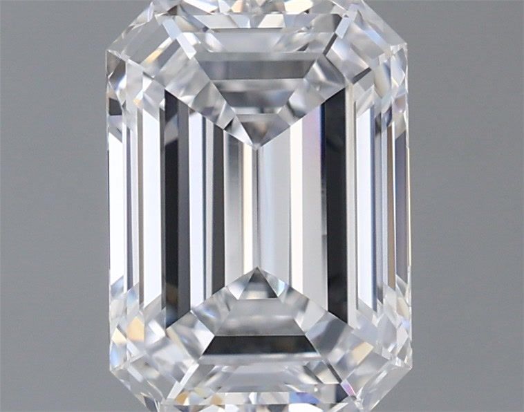 1.54 Carat Emerald Shaped, Ideal Cut, D Color, IF Clarity, IGI Certified Lab Grown Diamond