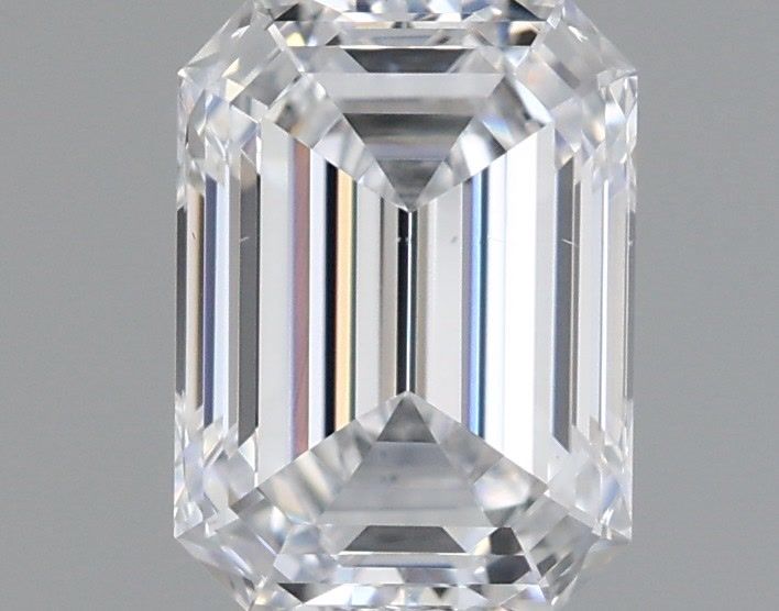 0.95 Carat Emerald Shaped, Ideal Cut, D Color, VS1 Clarity, IGI Certified Lab Grown Diamond