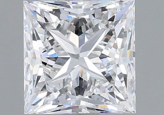 1.08 Carat Princess Shaped, Excellent Cut, D Color, IF Clarity, IGI Certified Lab Grown Diamond