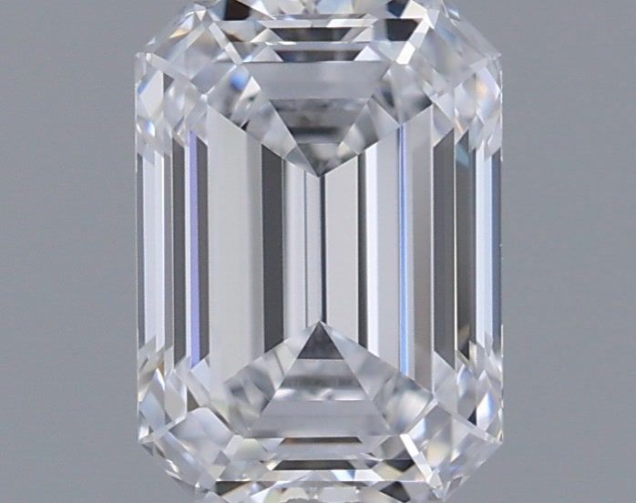 1.01 Carat Emerald Shaped, Ideal Cut, D Color, VVS2 Clarity, IGI Certified Lab Grown Diamond