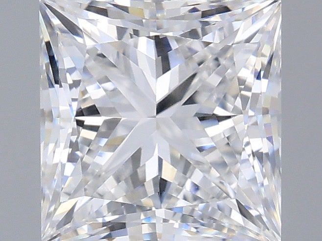1.00 Carat Princess Shaped, Very Good Cut, D Color, VVS2 Clarity, IGI Certified Lab Grown Diamond