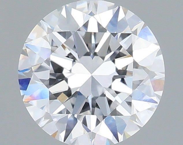 1.24 Carat Round Shaped, Excellent Cut, D Color, VVS2 Clarity, IGI Certified Lab Grown Diamond