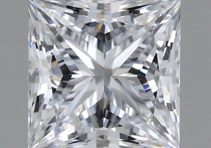 1.06 Carat Princess Shaped, Ideal Cut, E Color, VVS1 Clarity, IGI Certified Lab Grown Diamond