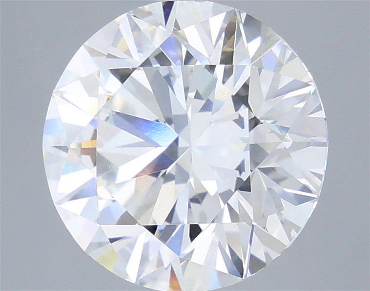 5.07 Carat Round Shaped, Ideal Cut, F Color, VVS2 Clarity, IGI Certified Lab Grown Diamond