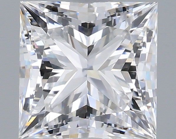 1.21 Carat Princess Shaped, Very Good Cut, D Color, VVS2 Clarity, IGI Certified Lab Grown Diamond
