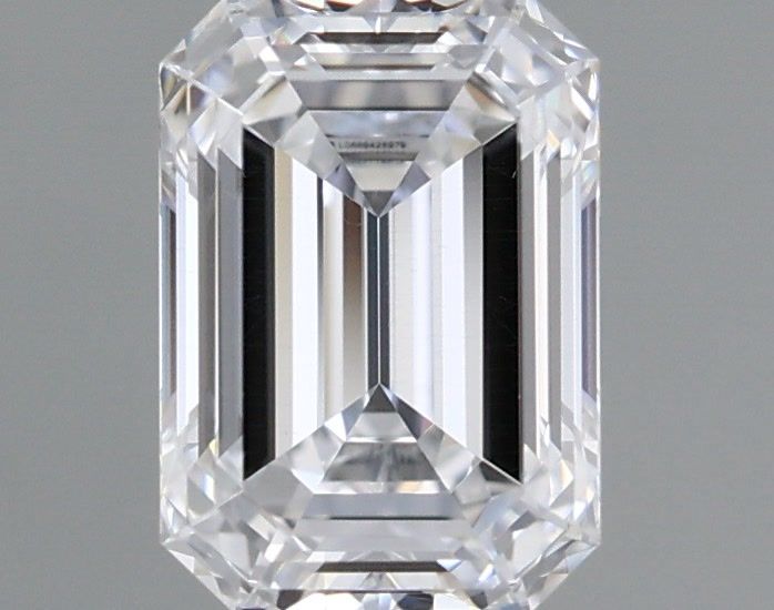 1.01 Carat Emerald Shaped, Ideal Cut, D Color, SI1 Clarity, IGI Certified Lab Grown Diamond