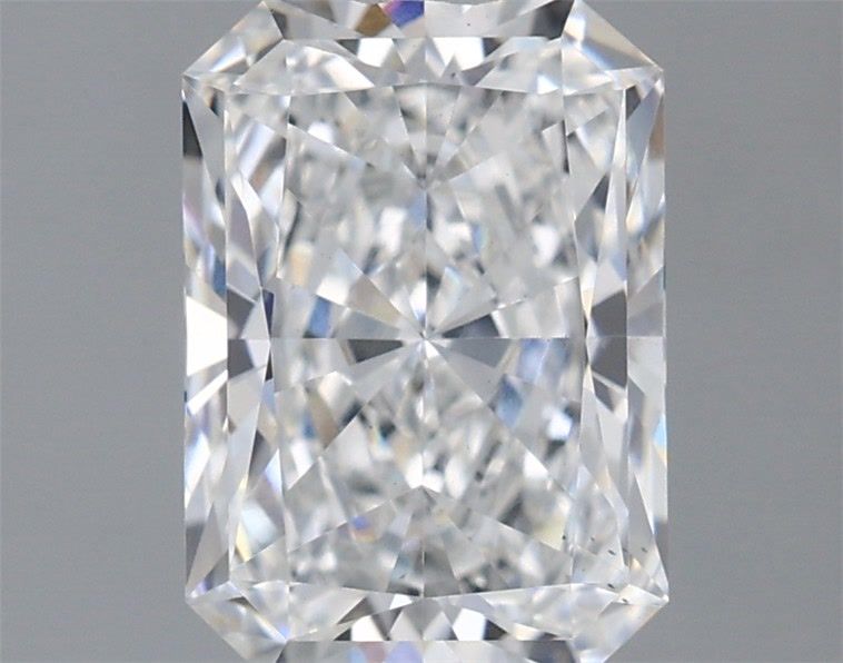 1.61 Carat Radiant Shaped, Ideal Cut, D Color, VS2 Clarity, IGI Certified Lab Grown Diamond