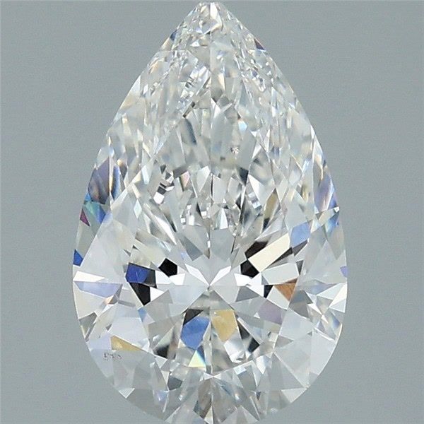 2.04 Carat Pear Shaped, Ideal Cut, E Color, VS1 Clarity, IGI Certified Lab Grown Diamond