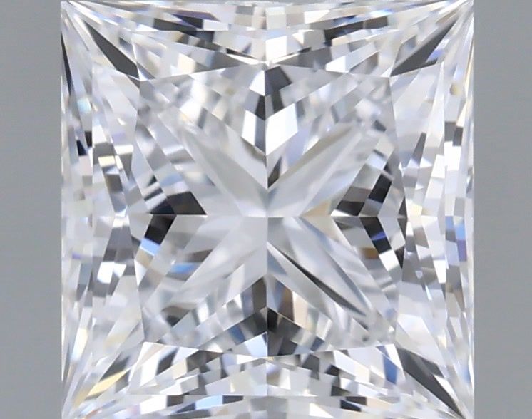 1.19 Carat Princess Shaped, Ideal Cut, D Color, VVS1 Clarity, IGI Certified Lab Grown Diamond