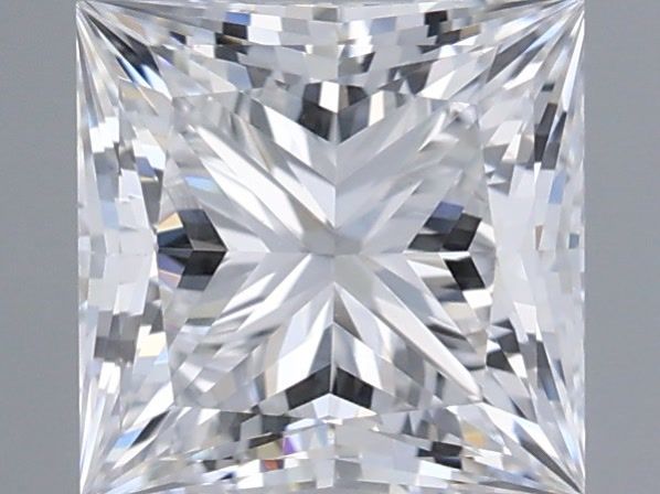 1.06 Carat Princess Shaped, Ideal Cut, D Color, VVS1 Clarity, IGI Certified Lab Grown Diamond