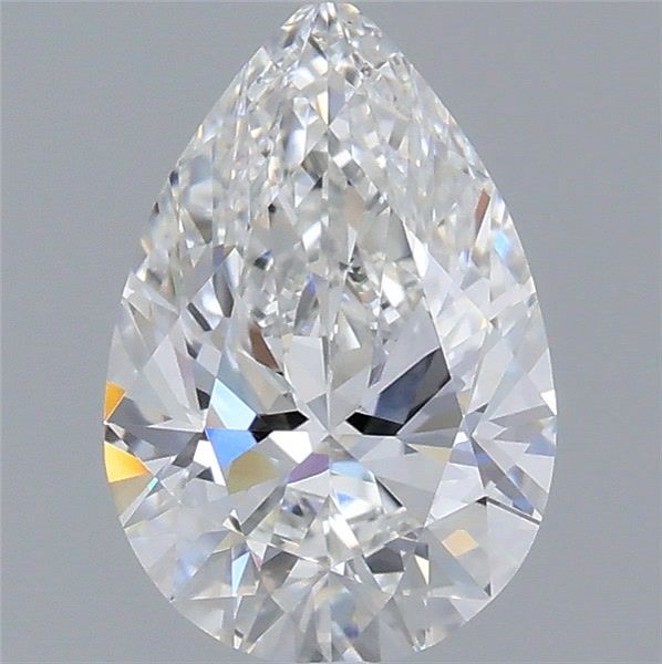 1.08 Carat Pear Shaped, Excellent Cut, E Color, VVS2 Clarity, IGI Certified Lab Grown Diamond