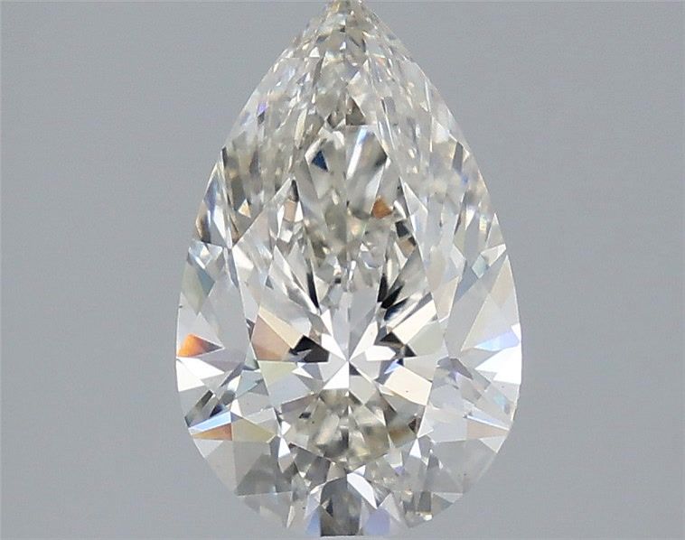 2.09 Carat Pear Shaped, Excellent Cut, G Color, VS2 Clarity, IGI Certified Lab Grown Diamond