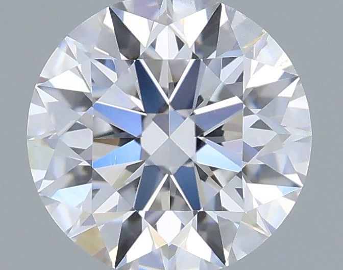 0.52 Carat Round Shaped, Ideal Cut, D Color, VS2 Clarity, IGI Certified Lab Grown Diamond