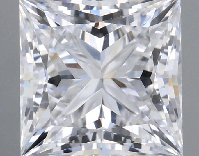 1.06 Carat Princess Shaped, Ideal Cut, D Color, IF Clarity, IGI Certified Lab Grown Diamond