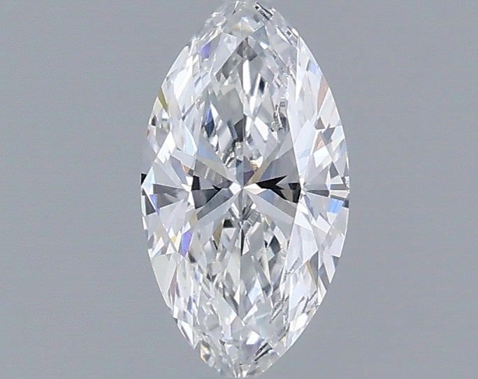 0.50 Carat Marquise Shaped, Very Good Cut, D Color, VS2 Clarity, IGI Certified Lab Grown Diamond