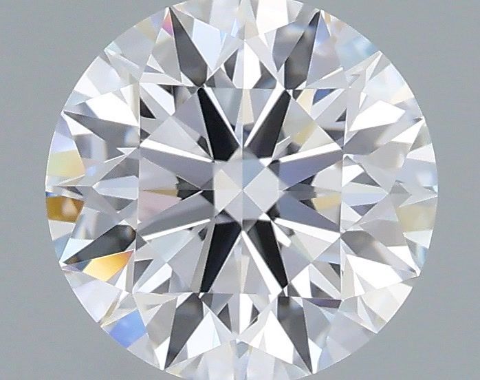 1.08 Carat Round Shaped, Ideal Cut, D Color, VVS2 Clarity, IGI Certified Lab Grown Diamond