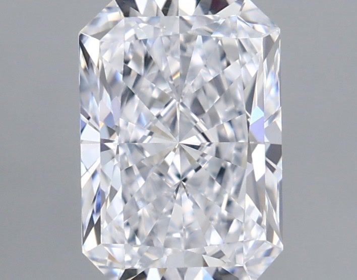 1.04 Carat Radiant Shaped, Ideal Cut, D Color, IF Clarity, IGI Certified Lab Grown Diamond