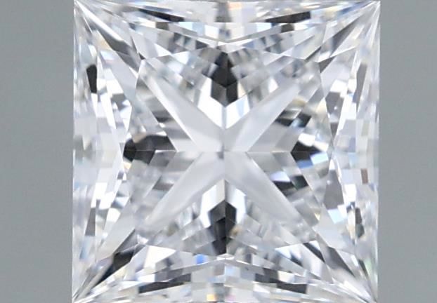 1.04 Carat Princess Shaped, Ideal Cut, D Color, IF Clarity, IGI Certified Lab Grown Diamond