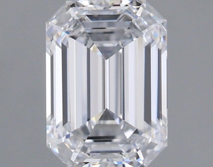 1.03 Carat Emerald Shaped, Ideal Cut, D Color, IF Clarity, IGI Certified Lab Grown Diamond
