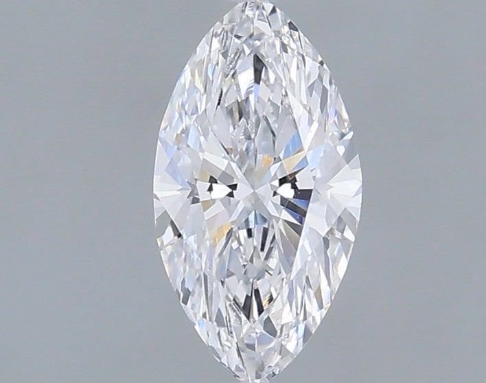 0.55 Carat Marquise Shaped, Very Good Cut, D Color, VVS2 Clarity, IGI Certified Lab Grown Diamond