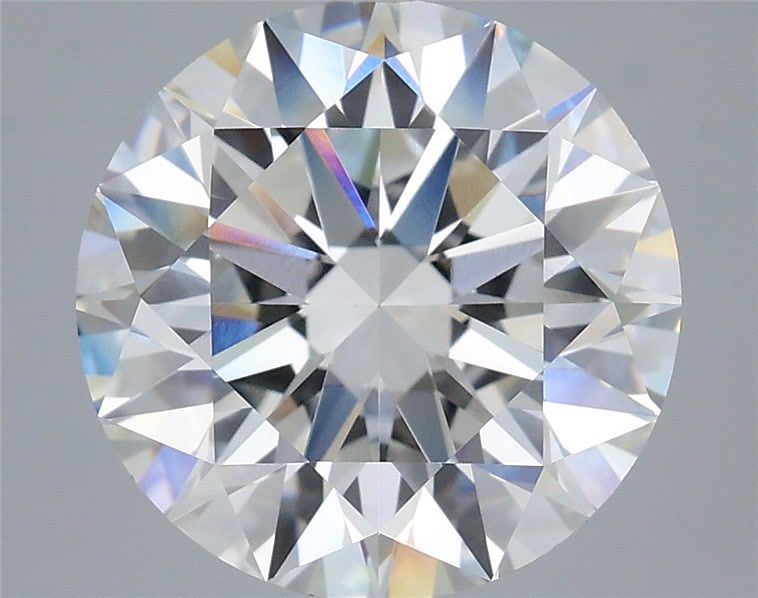 5.08 Carat Round Shaped, Ideal Cut, F Color, VVS2 Clarity, IGI Certified Lab Grown Diamond