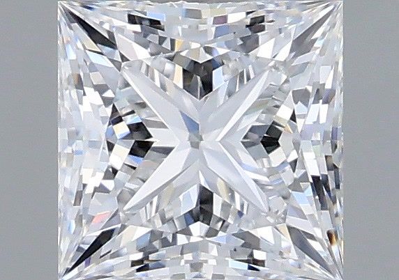 1.05 Carat Princess Shaped, Ideal Cut, D Color, VVS1 Clarity, IGI Certified Lab Grown Diamond
