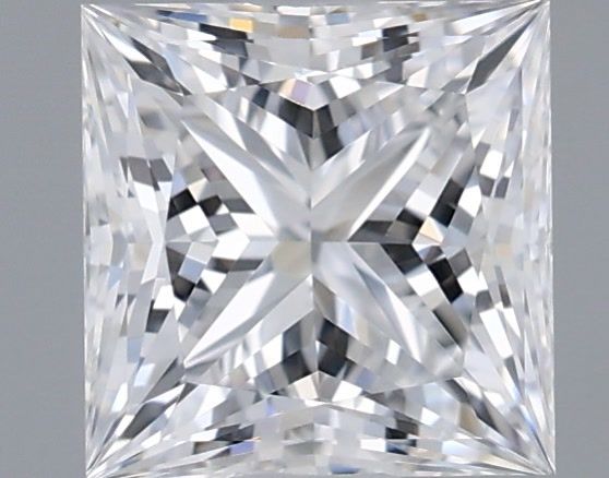 1.03 Carat Princess Shaped, Ideal Cut, D Color, VVS1 Clarity, IGI Certified Lab Grown Diamond