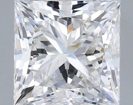 1.07 Carat Princess Shaped, Very Good Cut, D Color, VS1 Clarity, IGI Certified Lab Grown Diamond