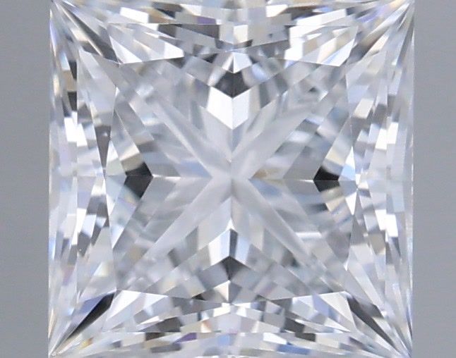 1.03 Carat Princess Shaped, Ideal Cut, E Color, SI1 Clarity, IGI Certified Lab Grown Diamond
