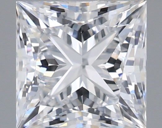 1.24 Carat Princess Shaped, Ideal Cut, E Color, VVS2 Clarity, IGI Certified Lab Grown Diamond