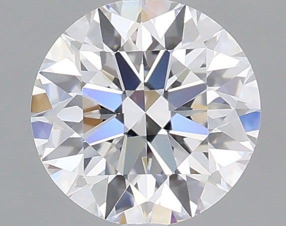 0.58 Carat Round Shaped, Ideal Cut, D Color, VVS1 Clarity, IGI Certified Lab Grown Diamond