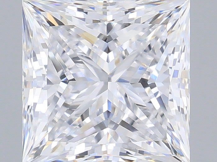 1.06 Carat Princess Shaped, Very Good Cut, D Color, VVS2 Clarity, IGI Certified Lab Grown Diamond