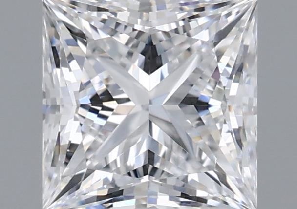 1.21 Carat Princess Shaped, Ideal Cut, D Color, VVS2 Clarity, IGI Certified Lab Grown Diamond