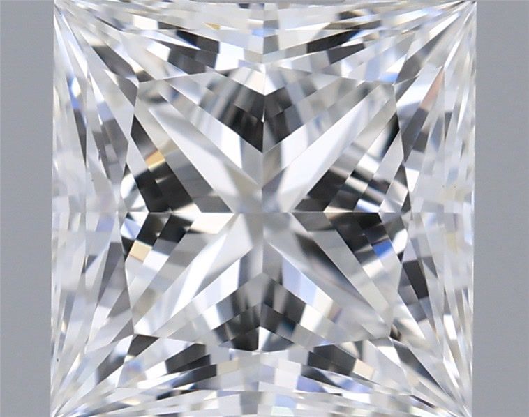 1.27 Carat Princess Shaped, Ideal Cut, E Color, VVS2 Clarity, IGI Certified Lab Grown Diamond