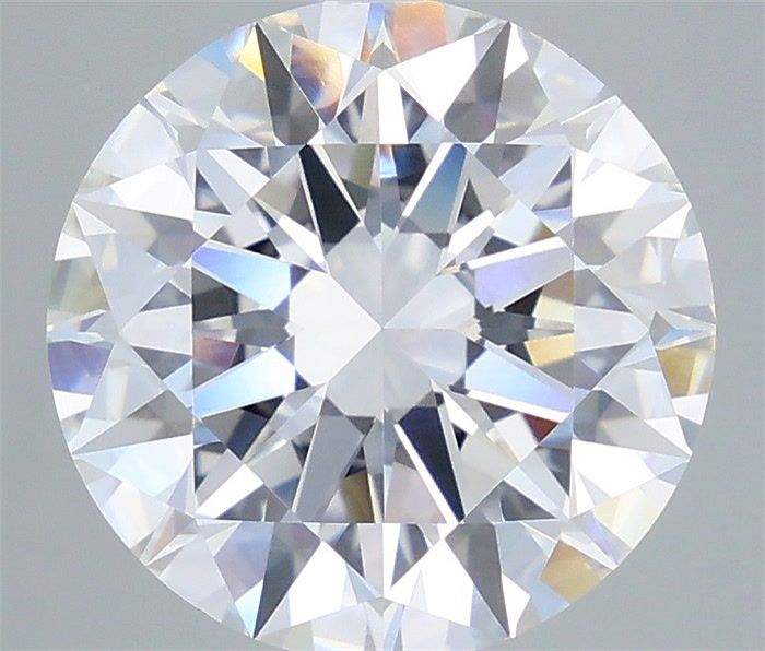 6.10 Carat Round Shaped, Excellent Cut, E Color, VVS2 Clarity, IGI Certified Lab Grown Diamond