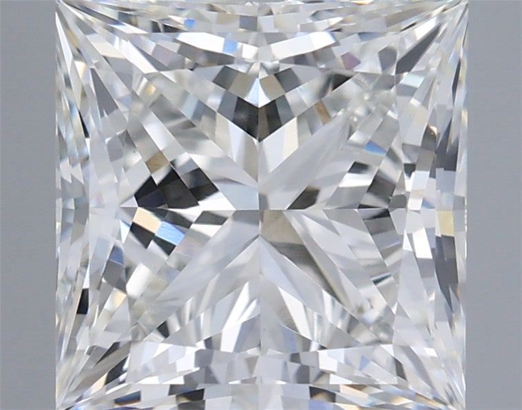 4.02 Carat Princess Shaped, Ideal Cut, F Color, VS1 Clarity, IGI Certified Lab Grown Diamond