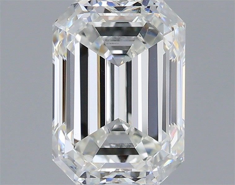 2.52 Carat Emerald Shaped, Ideal Cut, F Color, VVS1 Clarity, IGI Certified Lab Grown Diamond